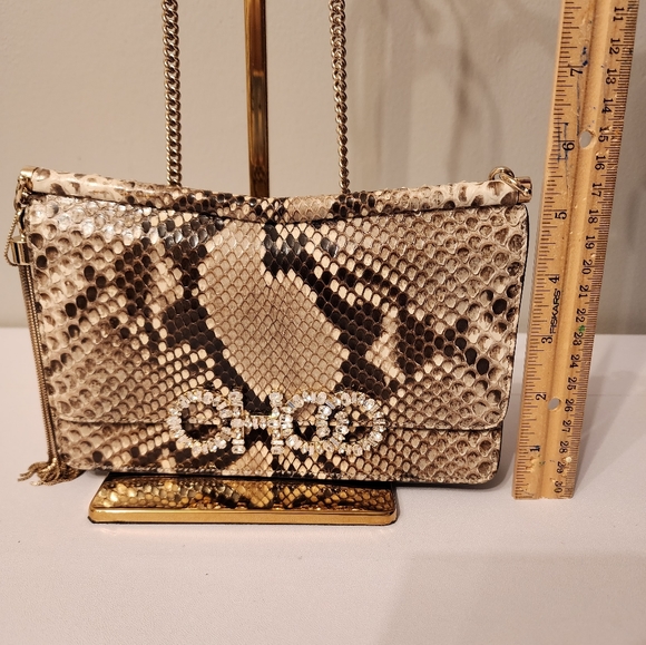 Jimmy Choo Python Sydney cross body bag - Picture 4 of 6